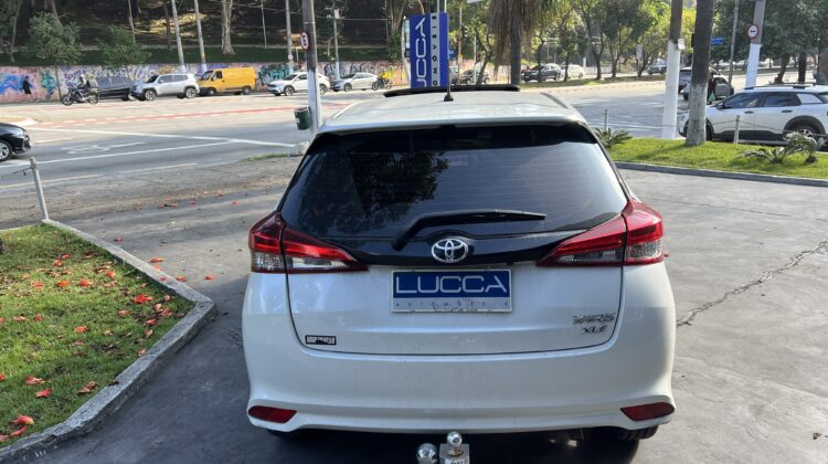 Yaris XLS 1.5 Automático CVT 2019/2020 Branco Perolizado Flex com Teto Solar