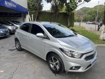 Onix LTZ 1.4 Automático 2018 Prata Flex Completo