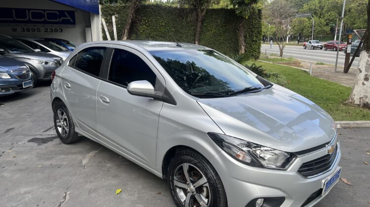 Onix LTZ 1.4 Automático 2018 Prata Flex Completo