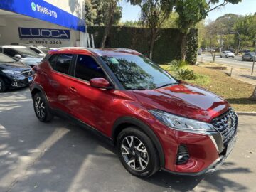 Kicks Sense 1.6 Automático CVT 2022 Vermelho Flex Completo