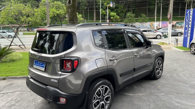 Renegade Longitude 1.8 Automática 2017/2018 Cinza Flex Completa
