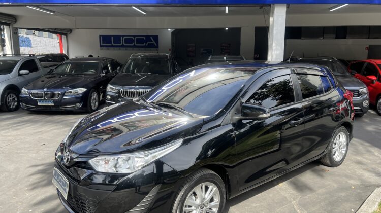 Yaris XL Plus Tech Hatch 1.3 Automático 2019/2019 Preto Flex Completo