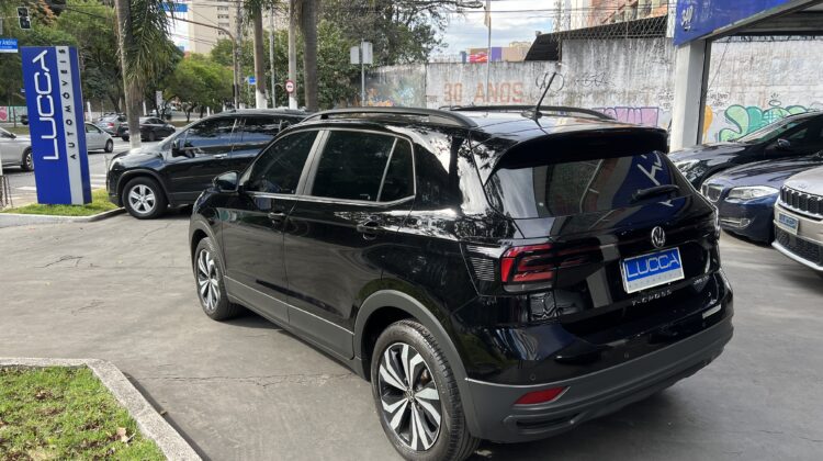 T-Cross 200 1.0 TSI Automático 2022 Preto Flex Completo