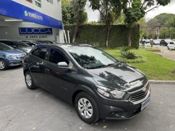 Onix 1.0 LT 2017 Cinza Flex Completo