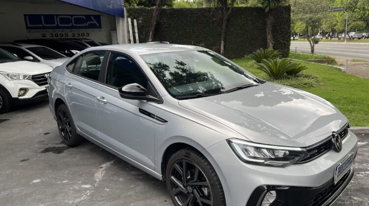 Virtus Exclusive 1.4 TSI Automático 2024 Prata Flex – Top de Linha