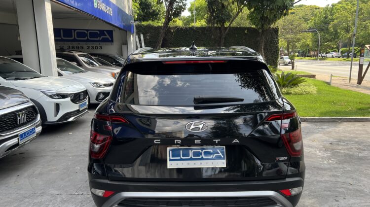 Creta Limited 1.0 Turbo Automático 2023/3024 Preto Flex Completo