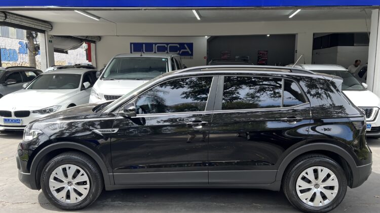 T-Cross Sense 1.0 TSI Automático 2021/2021 Preto Flex Completo