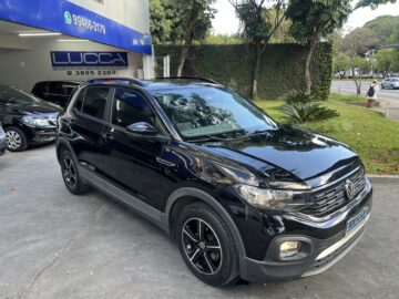 T-Cross Sense 1.0 TSI Automático 2021/2021 Preto Flex Completo