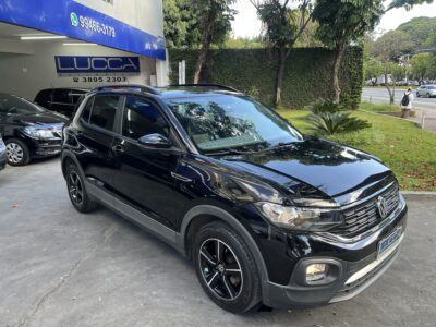 T-Cross Sense 1.0 TSI Automático 2021/2021 Preto Flex Completo