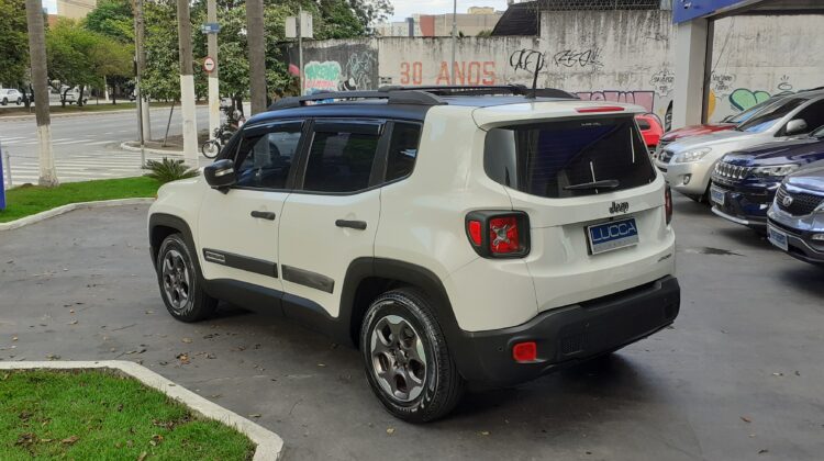 Renegade Sport 1.8 Aut. 2016 Branca Flex Completa