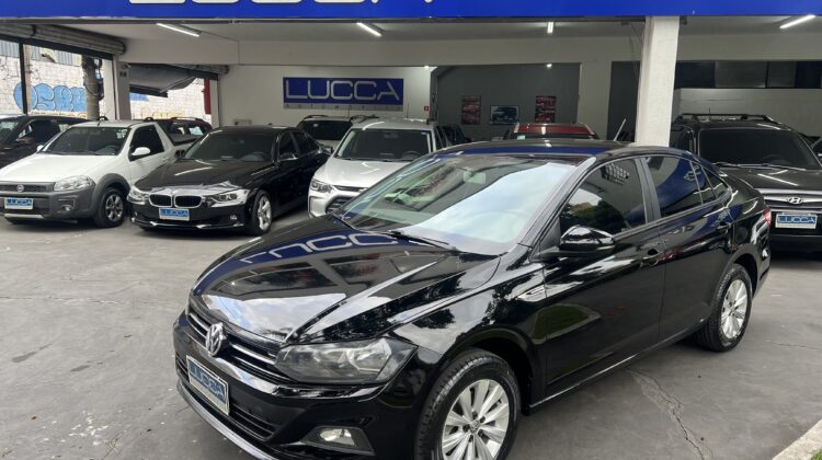 Virtus Comfortline 1.0 TSI Automático 2020 Preto Flex Completo