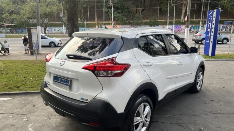Kicks S 1.6 Automático CVT 2018 Branco Perolizado Flex Completo