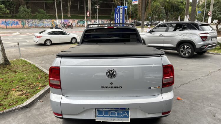 Saveiro Trendline 1.6 16V CS 2022/2023 Prata Flex Completa