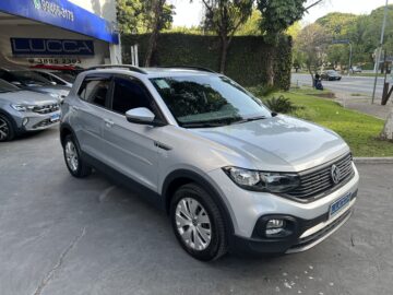 T-Cross Sense 1.0 Turbo Automático 2021 Prata Flex Completo