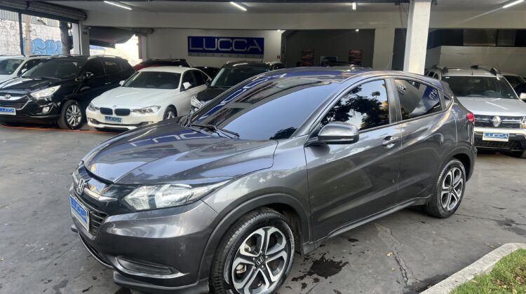 HR-V LX 1.8 Automático CVT 2017 Cinza Flex Completo