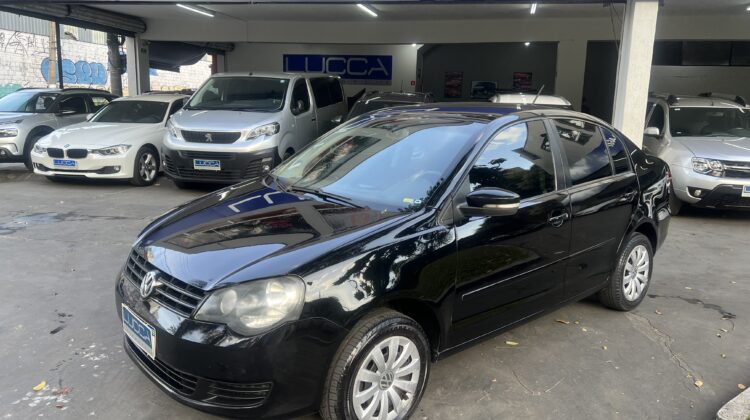 Polo Sedan 1.6 2013 Preto Flex Completo
