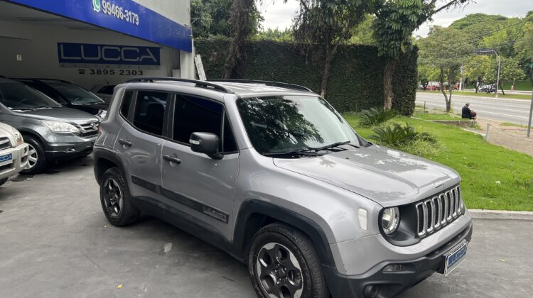 Renegade 1.8 Automática 2019 Prata Flex Completa