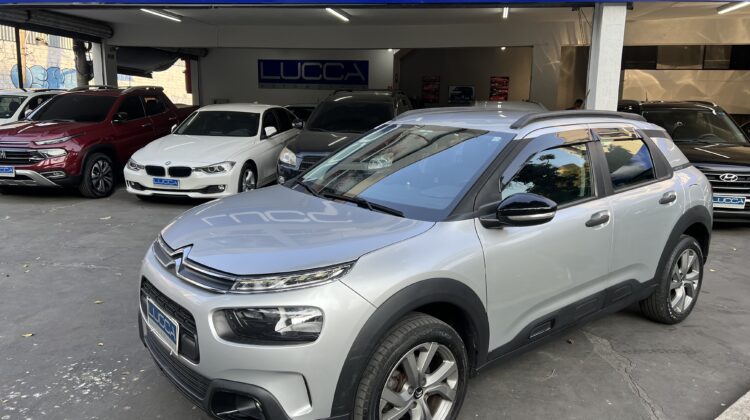 C4 Cactus Feel 1.6 Automático 2018/2019 Prata Flex Completo
