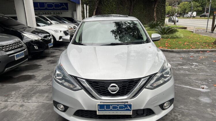 Sentra SL 2.0 Automático CVT 2018/2019 Prata Flex Top de Linha com Teto Solar