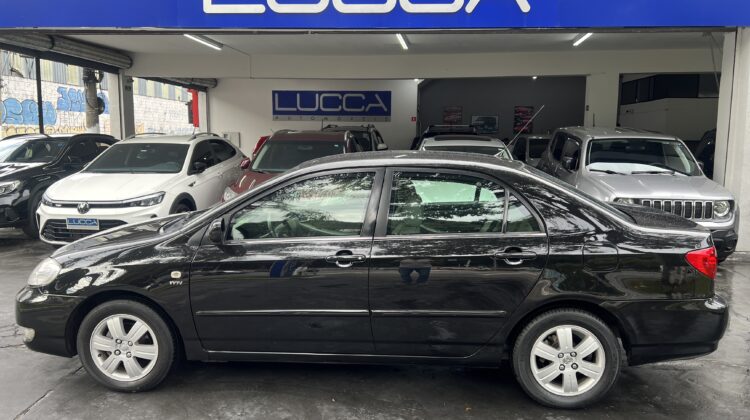 Corolla SE-G 1.8 Automático 2006/2006 Preto Top de Linha Blindado Nível III-A
