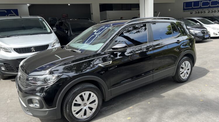 T-Cross Sense 1.0 TSI Automático 2021/2021 Preto Flex Completo