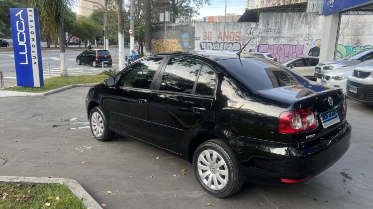 Polo Sedan 1.6 2013 Preto Flex Completo