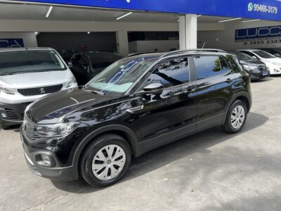 T-Cross Sense 1.0 TSI Automático 2021 Preto Flex Completo