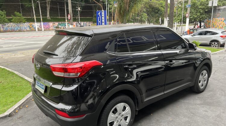 Creta Attitude 1.6 Automática 2021 Preta Flex Completa