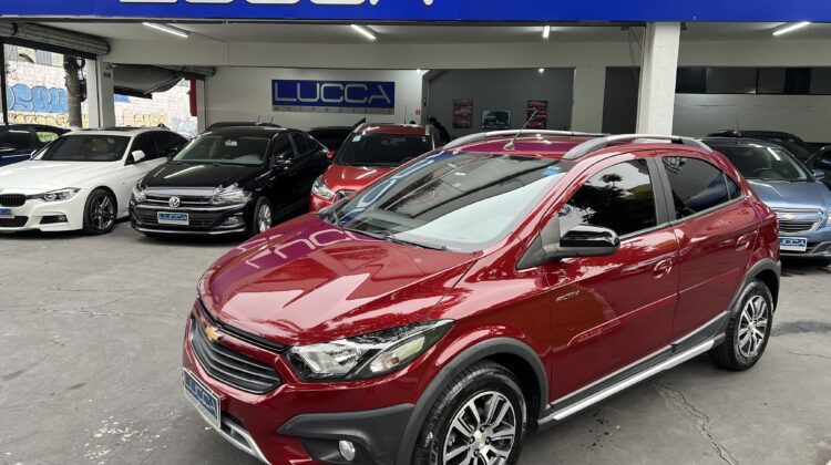Onix Active 1.4 Automático 2018 Vermelho Flex Completo