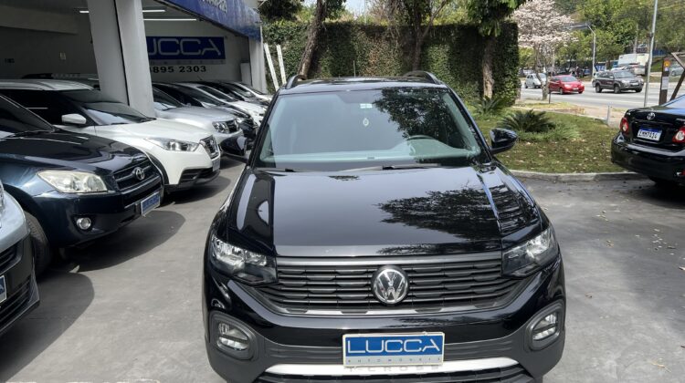 T-Cross Sense 1.0 TSI Automático 2021 Preto Flex Completo
