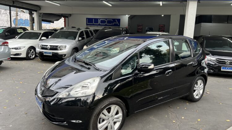 Fit EX 1.5 Automático 2010 Preto Flex Completo