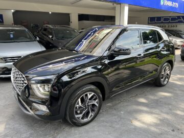 Creta Limited 1.0 Turbo Automático 2023/3024 Preto Flex Completo