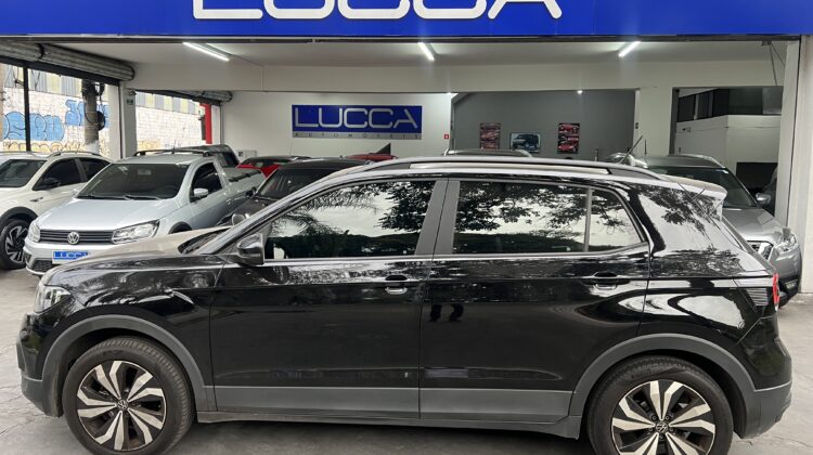 T-Cross 200 1.0 TSI Automático 2022 Preto Flex Completo