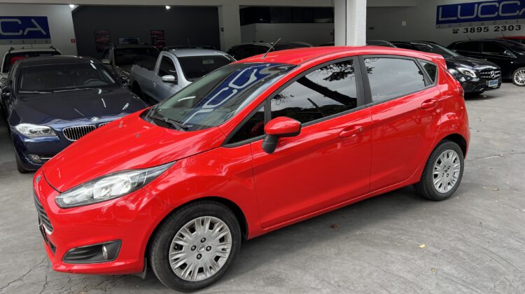 New Fiesta 1.5 S 2013/2014 Vermelho Flex Completo