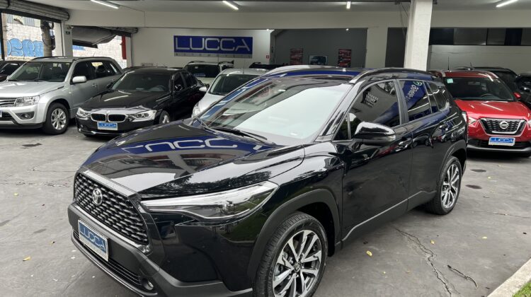 Corolla Cross XRE 2.0 Automático 2022 Preto Flex Completo