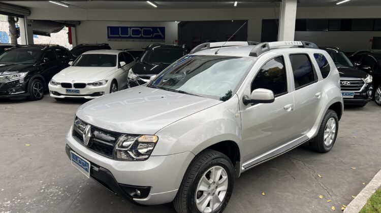 Duster 1.6 Dynamique 2016 Prata Flex Completa