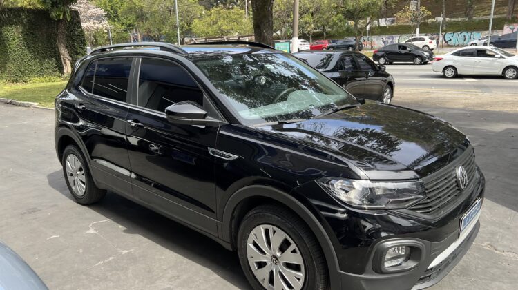 T-Cross Sense 1.0 TSI Automático 2021 Preto Flex Completo