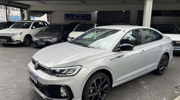 Virtus Exclusive 1.4 TSI Automático 2024 Prata Flex – Top de Linha