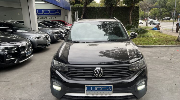 T-Cross 200 1.0 TSI Automático 2022 Preto Flex Completo