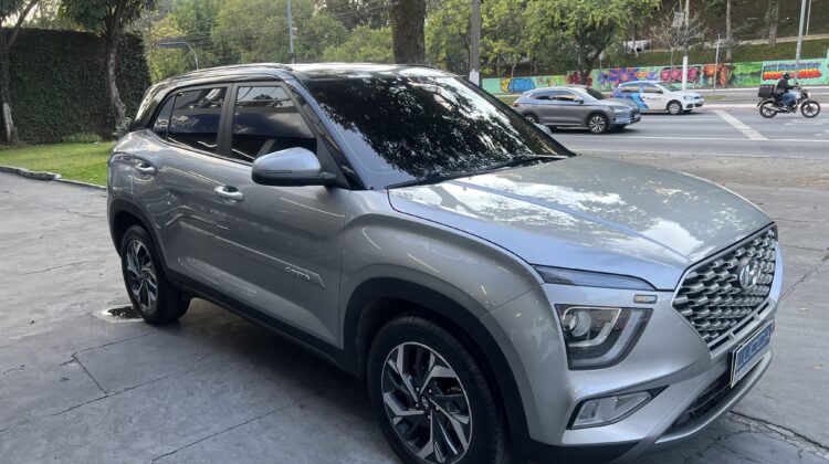 Creta Limited 1.0 Turbo Automática 2021/2022 Prata Flex Completa