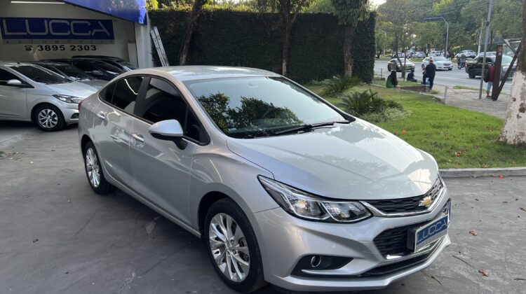 Cruze LT 1.4 Turbo Automático 2018 Prata Flex Completo