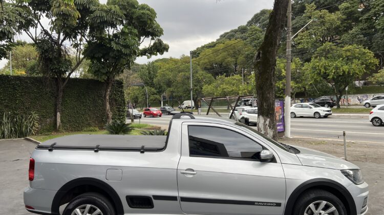 Saveiro Trendline 1.6 16V CS 2022/2023 Prata Flex Completa