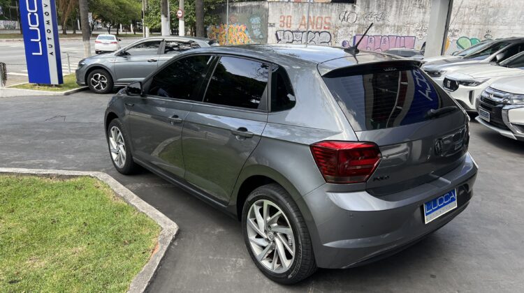Polo Highline 1.0 Turbo Automático 2019/2019 Cinza Flex Completo