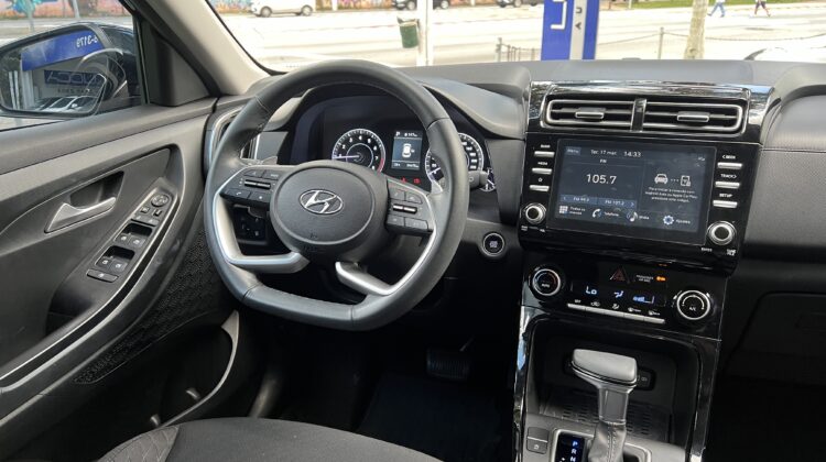 Creta Limited 1.0 Turbo Automática 2023/2024 Preta Flex Completa