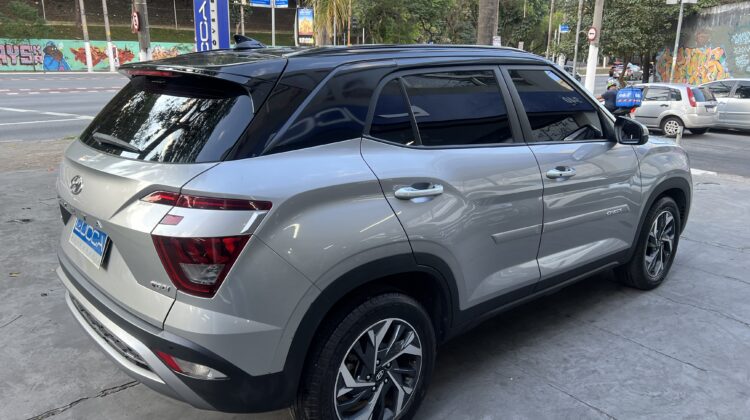 Creta Limited 1.0 Turbo Automática 2021/2022 Prata Flex Completa