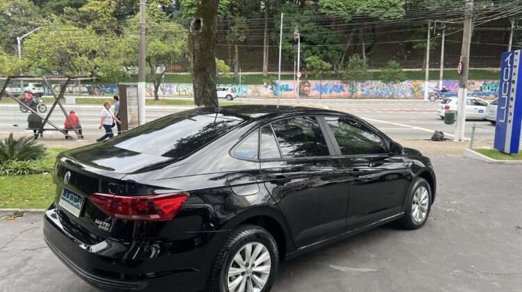 Virtus Comfortline 1.0 TSI Automático 2020 Preto Flex Completo