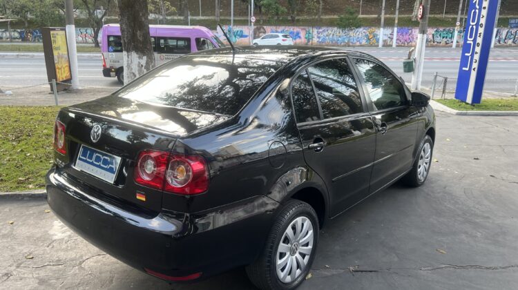 Polo Sedan 1.6 2013 Preto Flex Completo