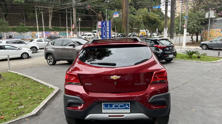 Onix Active 1.4 Automático 2018 Vermelho Flex Completo