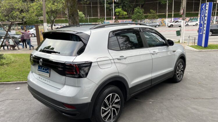 T-Cross Sense 1.0 TSI 200 Automático 2021 Prata Flex Completo