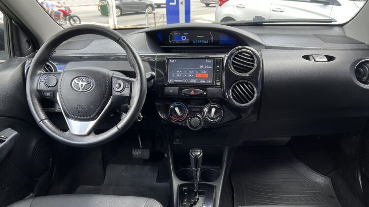 Etios XLS 1.5 Automático 2016/2017 Prata Flex Completo – Top de Linha